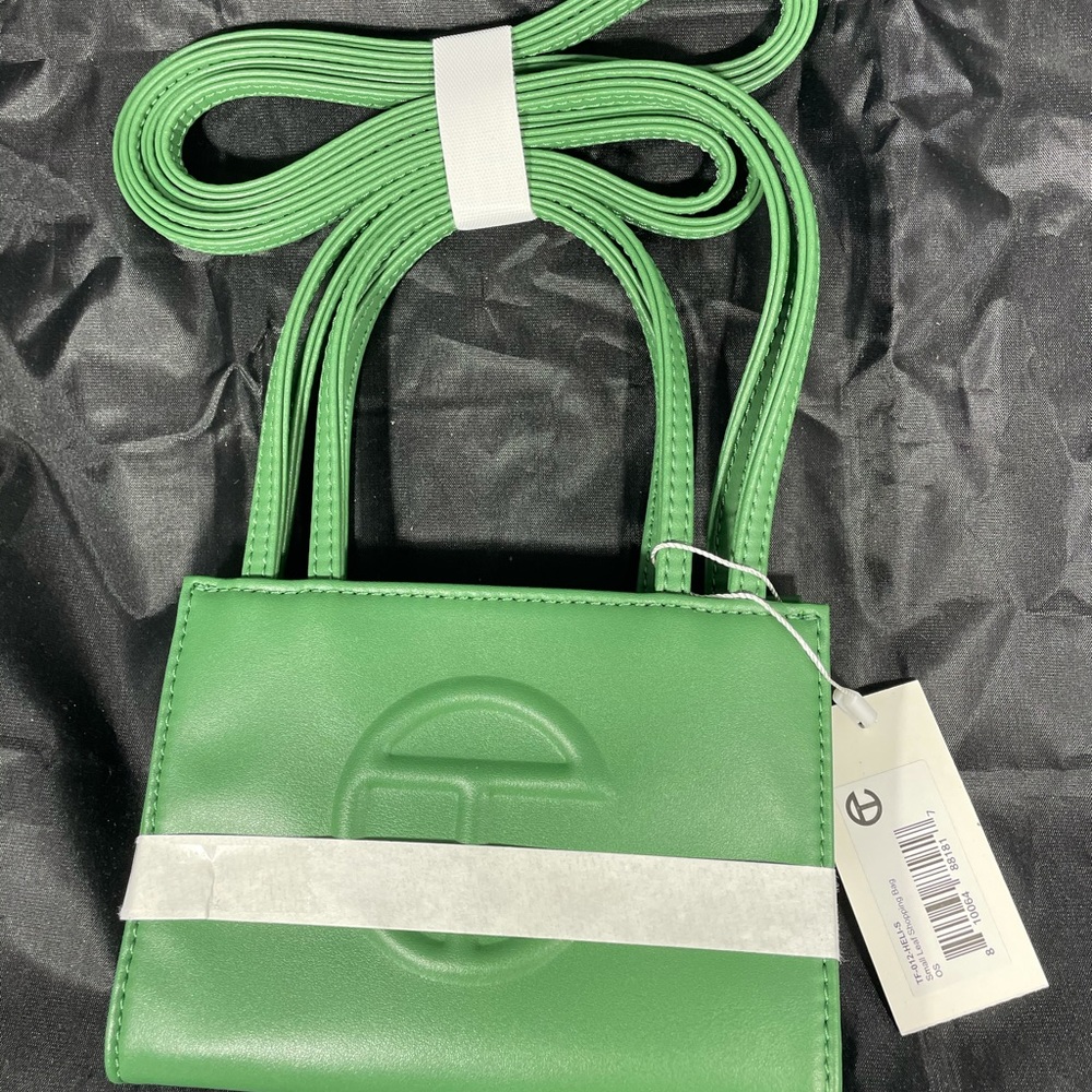 Telfar Small Leaf Green Shopping Bag
